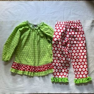 Girl's 4-5 Bailey Boys Christmas Outfit